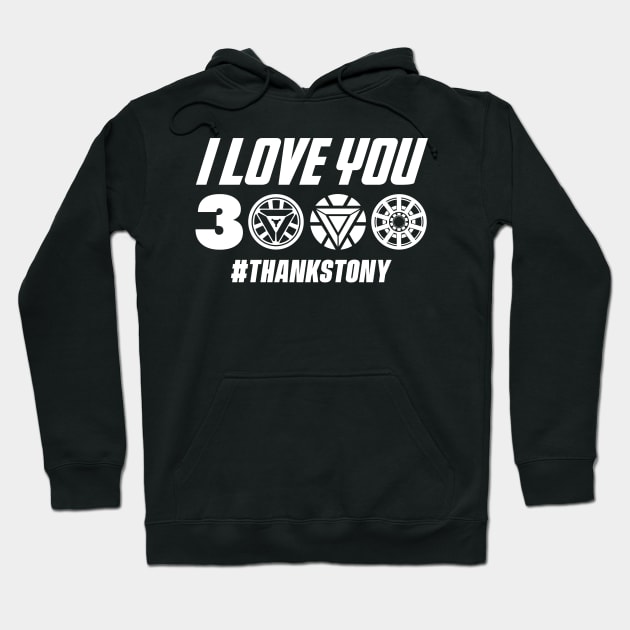 I Love You 3000 Thanks Tony Hoodie by TextTees